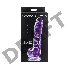 Прозрачный дилдо Intergalactic Luminous Purple 7086-02lola