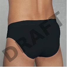 Мужские черные слипы на молнии Doreanse S