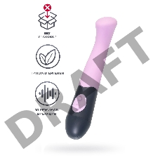 Стимулятор точки G, силикон, розовый, 19 см