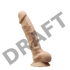 SileXD Фаллоимитатор на присоске с мошонкой MODEL 1 (9)