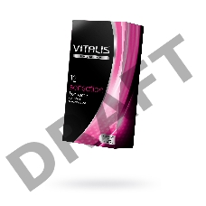Презервативы VITALIS PREMIUM №12 sensation - с кольцами и точками (ширина 53mm)