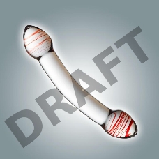 Нереалистичный фаллоимитатор из стекла 0086 BX DD 