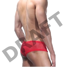 Серебристо-красные трусы хипсы