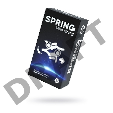Презервативы Spring  Ultra Strong, классические, латекс, 17,5 см, 12 шт