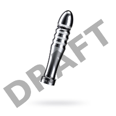 Фаллоимитатор Mystim Funky Fella, электростимуляция, хирургическая сталь, серебряный, 13 см