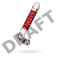 Нереалистичный фаллоимитатор Sexus Glass, стекло, прозрачный, 16 см