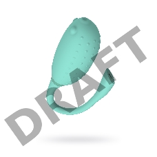 Вибратор и тренажёр Кегеля Magic Motion FUGU, силикон, зеленый, 12 см