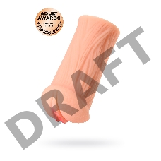 Мастурбатор реалистичный KOKOS ELEGANCE.001, TPR, бежевый, 16 см