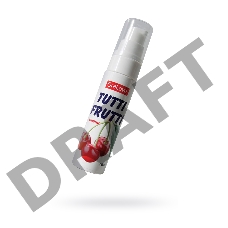 Съедобная гель-смазка TUTTI-FRUTTI для орального секса со вкусом вишни, 30 г