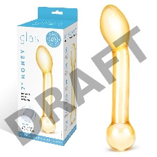Золостистый стеклянный стимулятор простаты, 17 см.