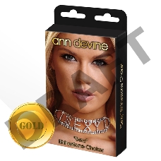 Золотистый ошейник из кристаллов SEXY Rhinestone Choker