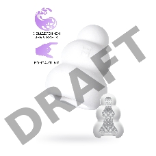 Мастурбатор нереалистичный MensMax Pucchi Cacao, TPE, белый, 6,5 см