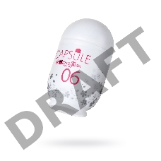 Мастурбатор нереалистичный MensMax CAPSULE 06 Sakura, TPE, белый, 8 см