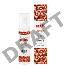 Разогревающие массажное масло Gourmet STRAWBERRY (Клубника)