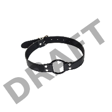 Черный кляп-кольцо Modesty