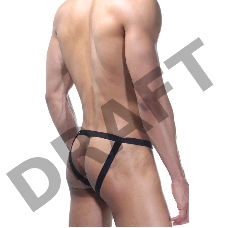 Трусы джоки с белым кружевом L/XL