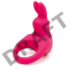 Happy Rabbit Виброкольцо розовое