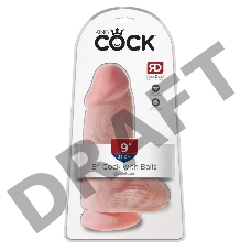Фаллоимитатор реалистик утолщенный King Cock Chubby Flesh телесный