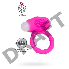 Эрекционное кольцо на пенис, силикон, розовое