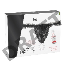 Набор Brazilian Panty Sliding Gel Strawberry + повязка (черная)