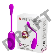 Julius Вибромассажер-яичко PrettyLove фиол.