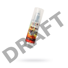 Гель-лубрикант HOT SEX возбуждающий, с экстрактом имбиря 55 гр