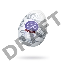 Нереалистичный мастурбатор TENGA №10 Cloudy, TPE, белый, 6,1 см