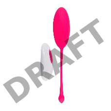 Вагинальное виброяйцо на пульте управления розовое 3465-01