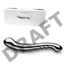 Серебристый утяжеленный фаллоимитатор Contour - 28,6 см.