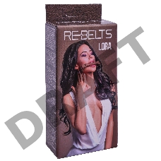 Кляп-трензель Lora с металлическими кольцами