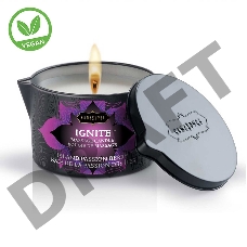 Массажная свеча Ignite Island Passion Berry с ароматом маракуйи и папайи - 170 гр.