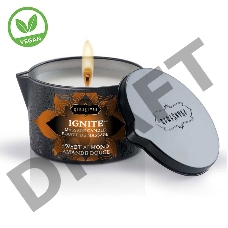 Массажная свеча Ignite Sweet Almond с ароматом миндаля - 170 гр.