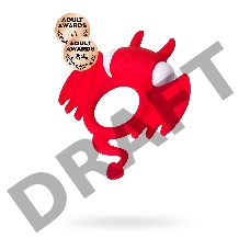 Эрекционное кольцо на пенис JOS SWEET DEVIL, силикон, красный, 8,5 см