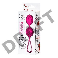 Вагинальные шарики Штучки-дрючки, cиликон, розовый, Ø 3,5 см