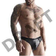 Стринги мужские wetlook черные (RFP collection)