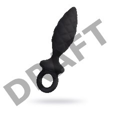 Анальная пробка Erotist Strob M - size, силикон,черная, 13,5 см