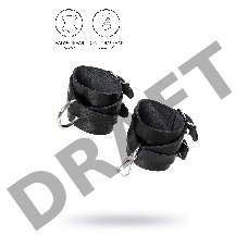 Наручники Pecado BDSM, с двумя перекрёстными ремешками, оригинальная сцепка, натуральная кожа