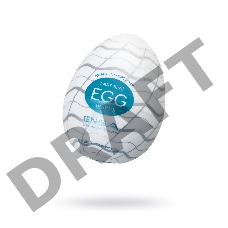 Нереалистичный мастурбатор TENGA №13 Wavy II, TPE, белый, 6,1 см