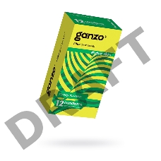 Презервативы Ganzo Ultra thin, ультратонкие, латекс, 18 см, 12 шт