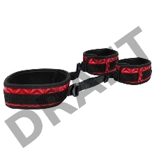 Розово-черный фиксатор для ног Notabu