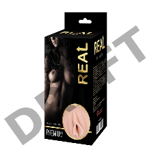 Реалистичный односторонний мастурбатор-вагина Real Women Dual Layer с двойной структурой