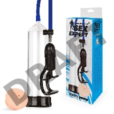 Прозрачная вакуумная помпа с ручным поршнем