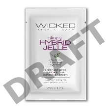 Гель-лубрикант на водно-силиконовой основе Simply Hybrid Jelle - 3 мл.