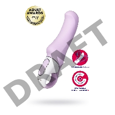 Нереалистичный вибратор Satisfyer Vibes Charming Smile, силикон, фиолетовый, 18,7 см.