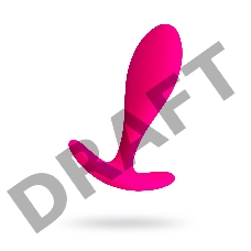 Анальная втулка ToDo by Toyfa Hub, силикон, розовая, 7,2 см, Ø 2 см