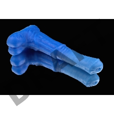 Синий фаллоимитатор Пегас Small - 21 см.