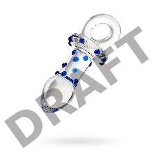 Анальная втулка Sexus Glass, стекло, прозрачная, 14 см, Ø 3,5 см