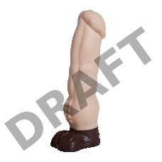 Телесный фаллоимитатор Фелкин Medium - 24,5 см.