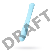 Вибратор, Sirens, Venus, силикон, голубой, 22 см