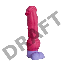 Ярко-розовый фаллоимитатор Фелкин Small - 21 см.